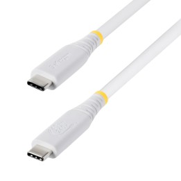 StarTech.com Cable USB4 de 1m USB-C - Cable USB Tipo C - Cable DP 2.1 - DP40 - Certificado USB-IF - Compatible con Thunderbolt