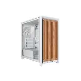 Corsair FRAME 4000D WOOD RS Midi Tower Madera, Blanco