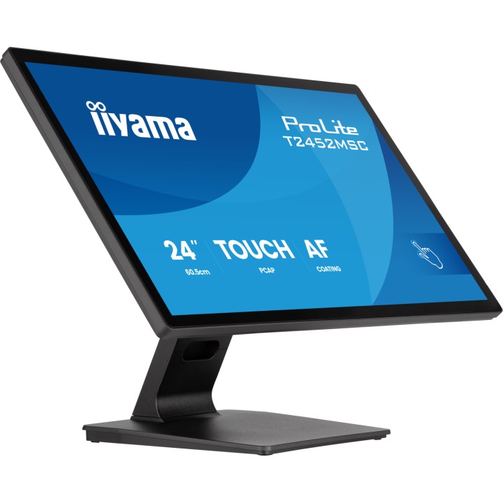 iiyama ProLite T2452MSC-B2 pantalla para PC 61 cm (24") 1920 x 1080 Pixeles Full HD Pantalla táctil Negro