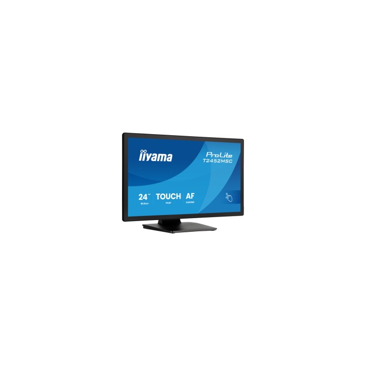 iiyama ProLite T2452MSC-B2 pantalla para PC 61 cm (24") 1920 x 1080 Pixeles Full HD Pantalla táctil Negro