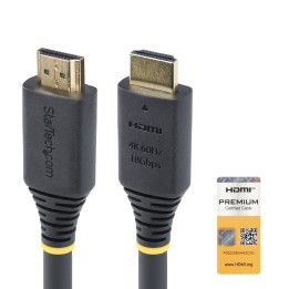 StarTech.com Cable HDMI Activo de Alta Velocidad de 10m - 4K 60Hz/1440p 144Hz - HDR10/HDCP 2.2/ARC - 18Gbps - Cable UHD - Cable