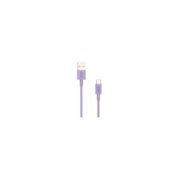 Cable Nubbeh Elisium USB-C a USB-A 1 m 3A Lila TPE
