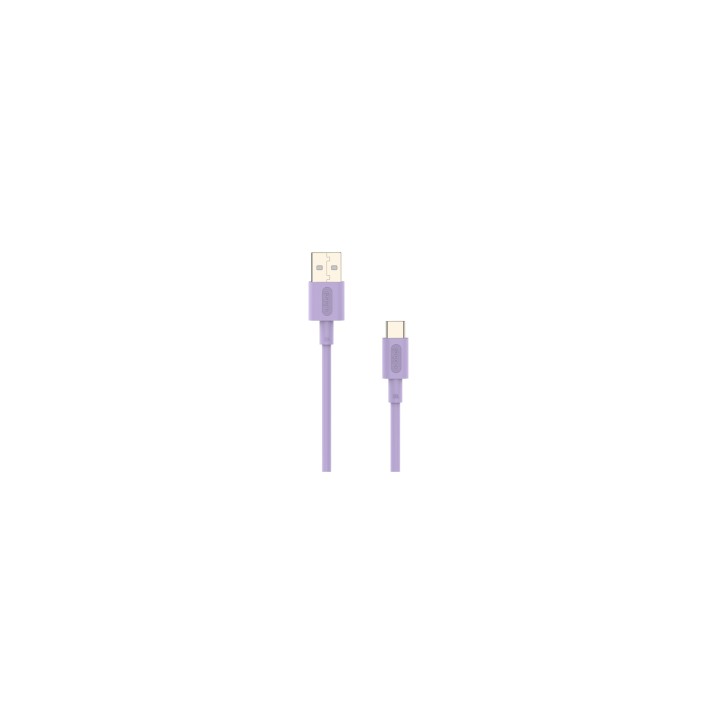 Cable Nubbeh Elisium USB-C a USB-A 1 m 3A Lila TPE