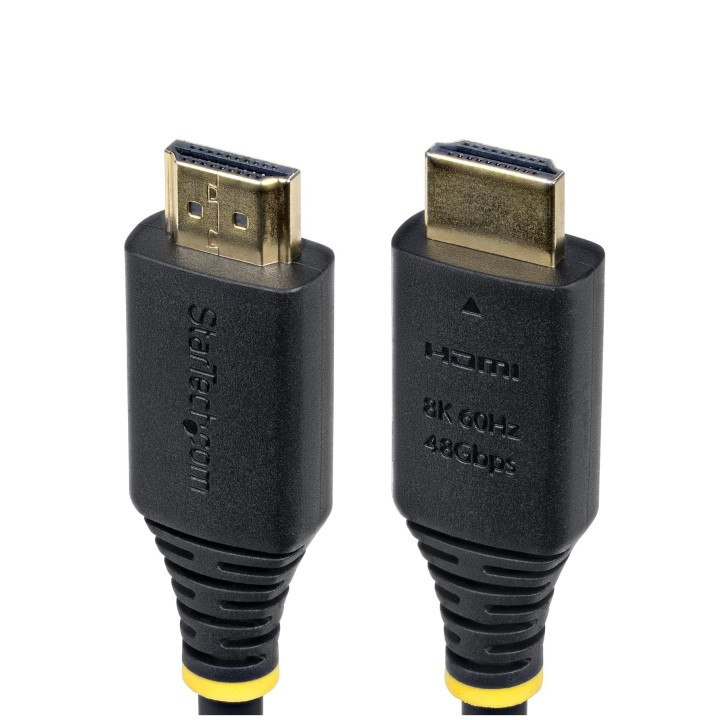 StarTech.com Cable HDMI de 50cm Certificado de Ultra Alta Velocidad - 8K60Hz/4K120Hz - Cable HDMI 2.1 con HDR10+ / eARC -