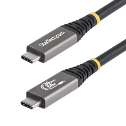 StarTech.com Cable USB4 3m - Cable USB-C Certificado USB-IF - 20Gbps - PD 240W EPR - 4K120 - DP 2.1 - Cable USB Tipo C -