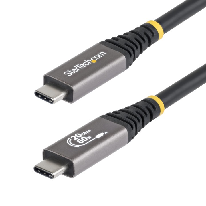 StarTech.com Cable USB4 3m - Cable USB-C Certificado USB-IF - 20Gbps - PD 240W EPR - 4K120 - DP 2.1 - Cable USB Tipo C -