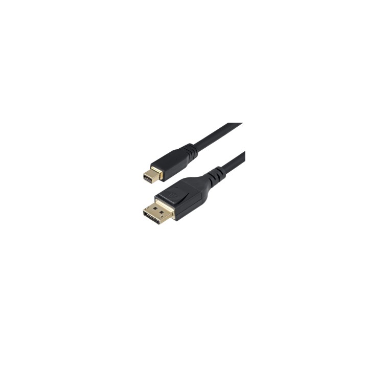 StarTech.com Cable Mini DisplayPort a DisplayPort 1.4 de 3m - 8K 60Hz - HBR3 - Adaptador MiniDP a DisplayPort - UHD 4K 120Hz -