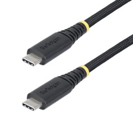 StarTech.com Cable de Carga USB-C de 3m - Cable Cargador USB Tipo C - PD EPR 240W 5A - Durable y Ultra Flexible - Cable