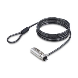 StarTech.com Cable de Seguridad Delgado de Portátil Compatible con K-Slot de 1,5m - Cable Antirrobo para Portátil con Candado