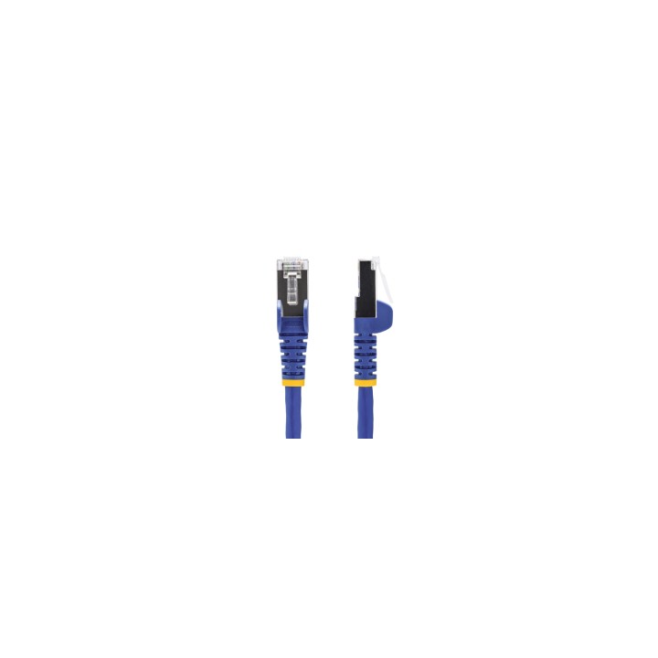 StarTech.com Cable de Red Ethernet CAT8 Azul 50cm - Snagless - sin Pestillo - 25G/40G - 2000MHz - PoE++ de 100W - 26AWG - S/FTP