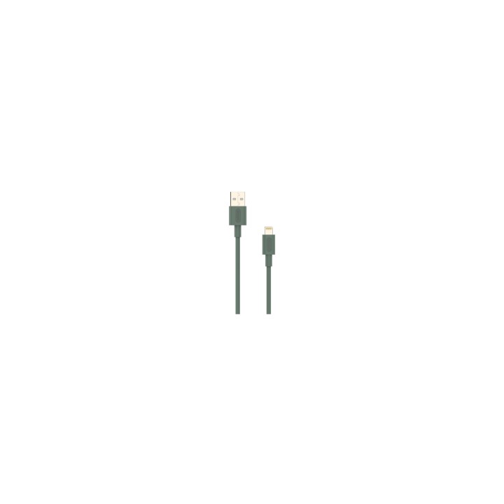 Cable Nubbeh Elisium Lightning a USB-A 1 m 2A Verde TPE