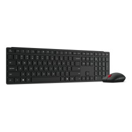 Lenovo 4X31S04841 teclado Ratón incluido Hogar / Oficina RF Wireless + Bluetooth Español Negro