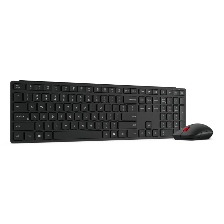 Lenovo 4X31S04841 teclado Ratón incluido Hogar / Oficina RF Wireless + Bluetooth Español Negro