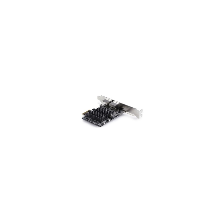 StarTech.com Tarjeta de Red Ethernet PCI Express de 2 Puertos Gigabit 5G - Tarjeta Adaptador Ethernet PCI-E Chipset RTL8126 -