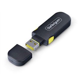 StarTech.com Llave de Bloqueo USB-A - 4 Tapones Antipolvo USB-A con Pestillo - Protectores Guardapolvos de Puerto USB a Presión