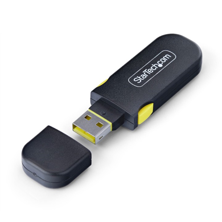 StarTech.com Llave de Bloqueo USB-A - 4 Tapones Antipolvo USB-A con Pestillo - Protectores Guardapolvos de Puerto USB a Presión