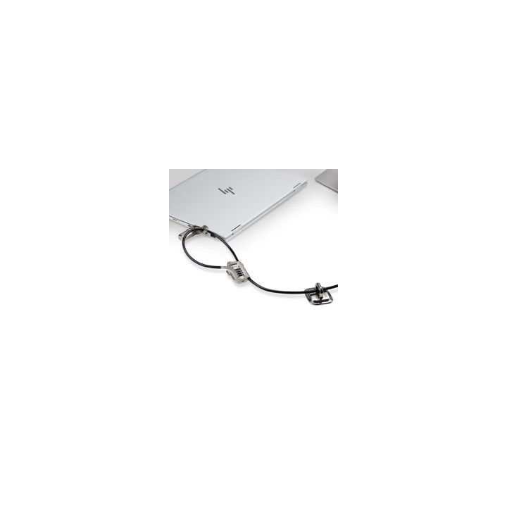 StarTech.com Juego de Candado para Ordenador de Sobremesa o Portátil y Periféricos - Cable de 3m de Acero - Candado Antirrobo -