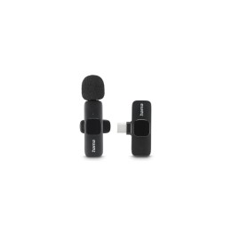 Hama Smart Wireless Negro Micrófono de corbata/solapa