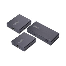 StarTech.com Extensor Divisor de 2 Puertos HDMI 4K 60Hz por Cable CAT6 Ethernet - Juego de Distribución 1x2 HDMI con IR y Power