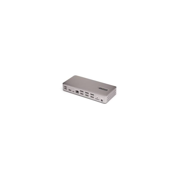 StarTech.com Docking Station USB4 para 3 Monitores 4K60 HDMI o DisplayPort - Dock USB Tipo C - Hub USB de 6 Puertos - Red