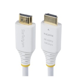 StarTech.com HDMI2-CABLE-4K60-6FW cable HDMI 1,8 m HDMI tipo A (Estándar) Blanco