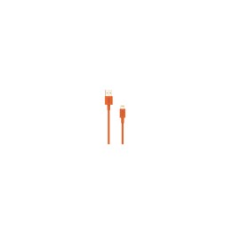 Cable Nubbeh Elisium Lightning a USB-A 1 m 2A Naranja TPE