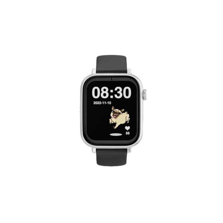 SaveWatch Plus 4G Blanco con Correa Negra de Silicona para Niños