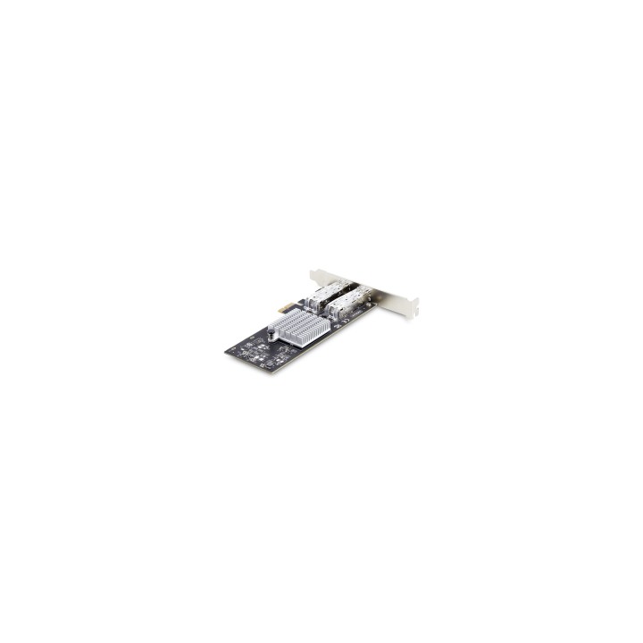StarTech.com Tarjeta PCIe 2.1x1 de Red de Fibra Óptica/Cobre Ethernet 1Gb SFP de 2 Puertos - Chipset Controlador Intel I350-AM2