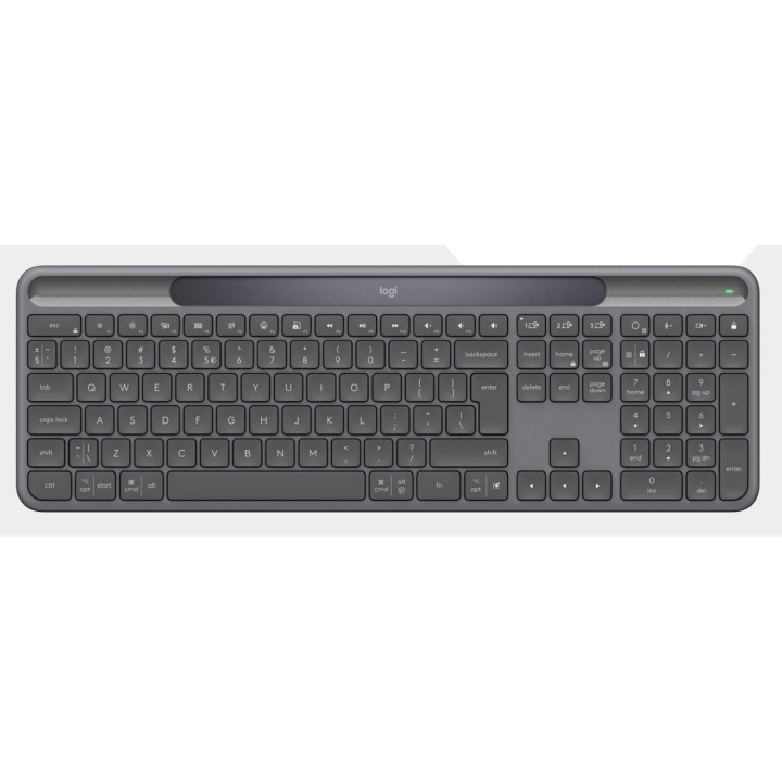 Logitech Signature Slim Solar+ K980 for Business teclado Universal RF Wireless + Bluetooth QWERTY Español Grafito