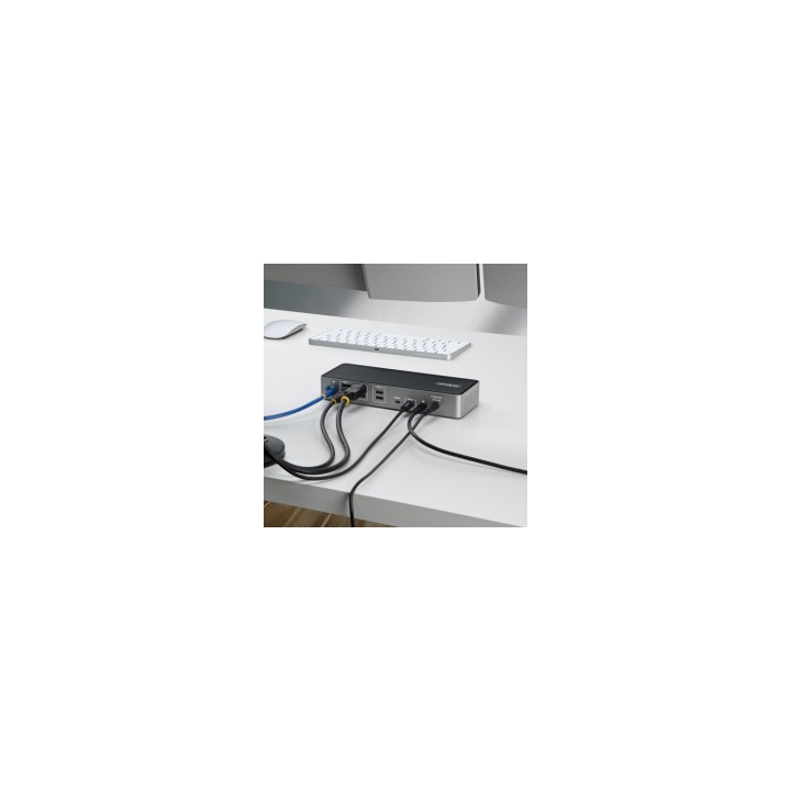 StarTech.com Docking Station Universal USB-C de 3 Pantallas - Docking Station USB Tipo C HDMI DP - PD 140W para Carga de