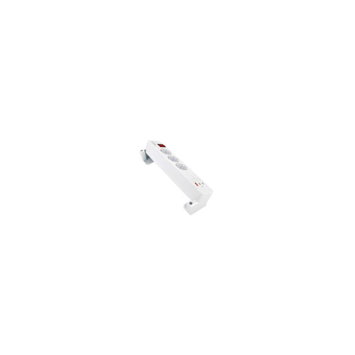 Equip 245556 base múltiple 2 m 3 salidas AC Interior Blanco