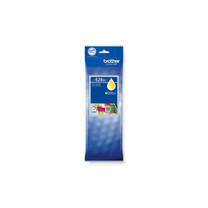 Brother LC528XLY Yellow Ink Cartridge cartucho de tinta 1 pieza(s) Original Ultra High Yield Amarillo