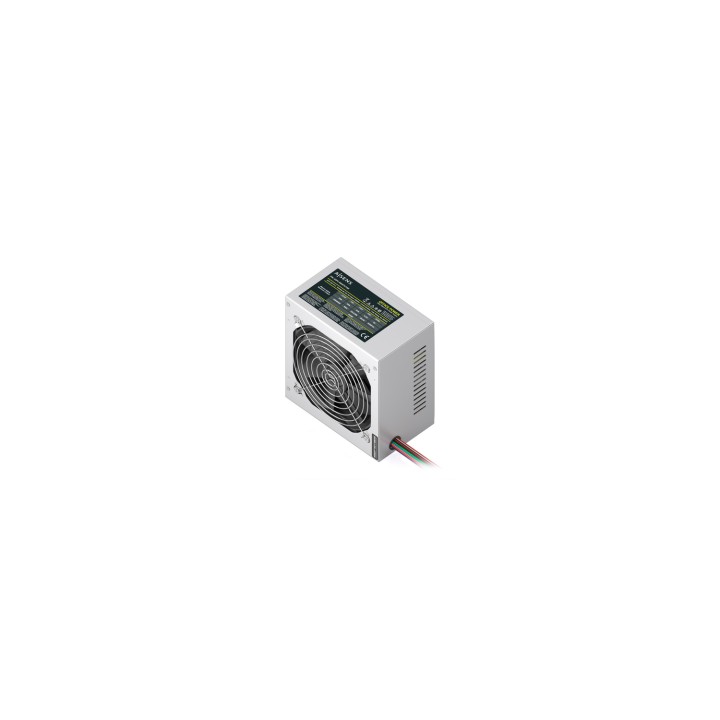 AISENS Fuente Alimentacion ATX 500W con Cable de Alimentacion OEM, Plata