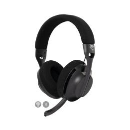 White Shark FALCON Auriculares Inalámbrico y alámbrico Diadema Juego USB Tipo C Bluetooth Negro