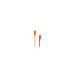 Cable Nubbeh Elisium USB-C a USB-C 1 m 3A Naranja TPE