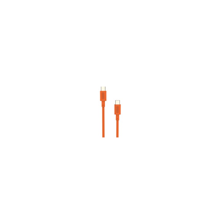 Cable Nubbeh Elisium USB-C a USB-C 1 m 3A Naranja TPE