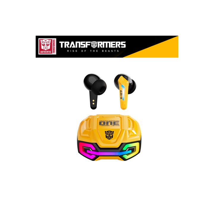 Auriculares Inalámbricos Transformers TF-T22 True Wireless Bluetooth Bumblebee con Estuche de Carga