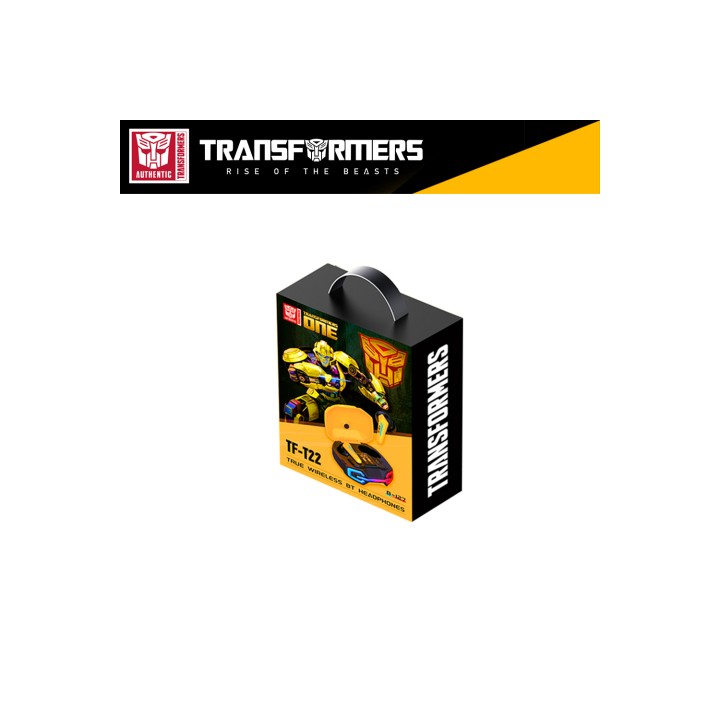 Auriculares Inalámbricos Transformers TF-T22 True Wireless Bluetooth Bumblebee con Estuche de Carga