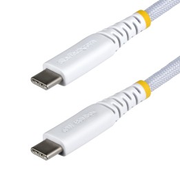 StarTech.com Cable de Carga USB-C Trenzado de 3m - Cable Cargador USB Tipo C para Portátil - Cable Resistente para Carga de