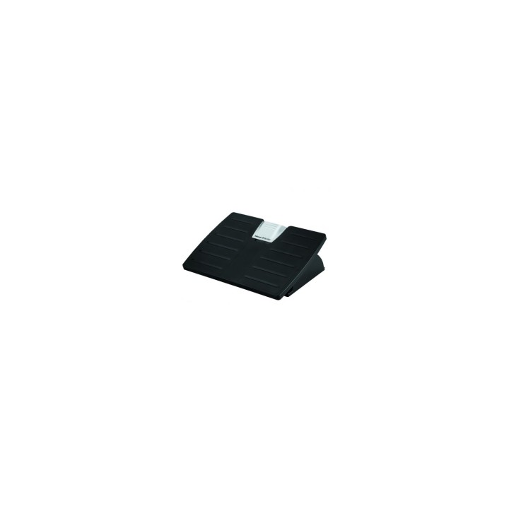 FELLOWES 8035001 REPOSAPIES AJUSTABLE ANTIMICROBIOS ESTIMULA CIRCULACION MEJORA POSTURA NEGRO