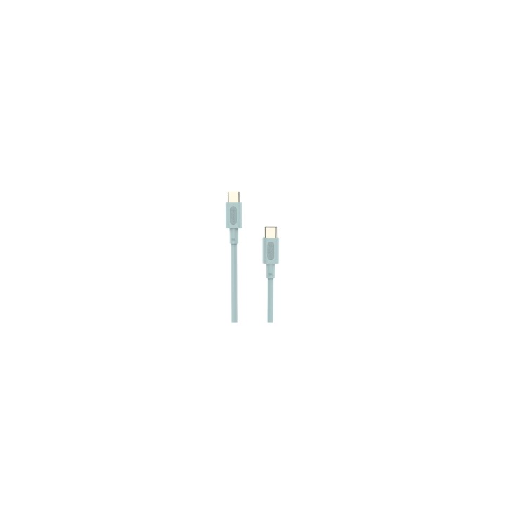 Cable Nubbeh Elisium USB-C a USB-C 1 m 3A Turquesa TPE