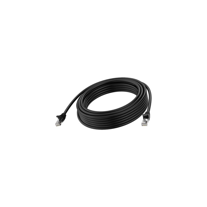 Vision TC 3MCAT6A/BL cable de red Negro 3 m Cat6a U/UTP (UTP)