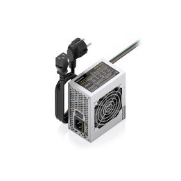 AISENS Fuente Alimentacion SFX 500W con Cable de Alimentacion OEM, Plata