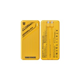 Batería Portatil Power Bank Transformers Bumblebee 1000 mAh 22.5W Carga Rápida USB-C y Lightning