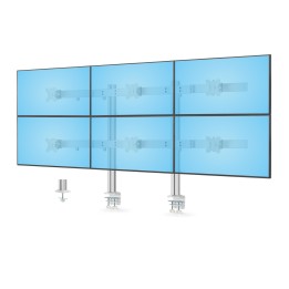 StarTech.com 6-MONITOR-ARM-A soporte para monitor 81,3 cm (32") Escritorio Blanco