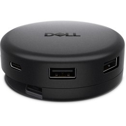 DELL DA326 Alámbrico USB 3.2 Gen 1 (3.1 Gen 1) Type-C Negro