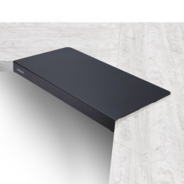 StarTech.com Superficie Manga de Acero para la Esquina de una Mesa o Escritorio de Esquina - 12,7-38,1mm de Grosor - Bandeja