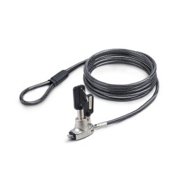 StarTech.com Cable de Seguridad Delgado para Portátil Compatible con Noble Wedge® de 1,5m - Cable Antirrobo para Portátil con