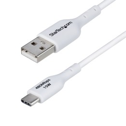 StarTech.com Cable Cargador USB-A a USB-C de 1m - Cable Adaptador USB-A a USB Tipo C - 3A - Cable de Carga y Sincronización -