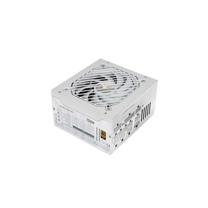 Mars Gaming MPB750PSI unidad de fuente de alimentación 750 W 24-pin ATX ATX Blanco